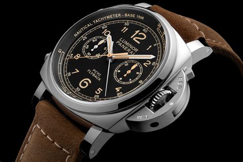 panerai flydeck|panerai luminor 1950 flyback.